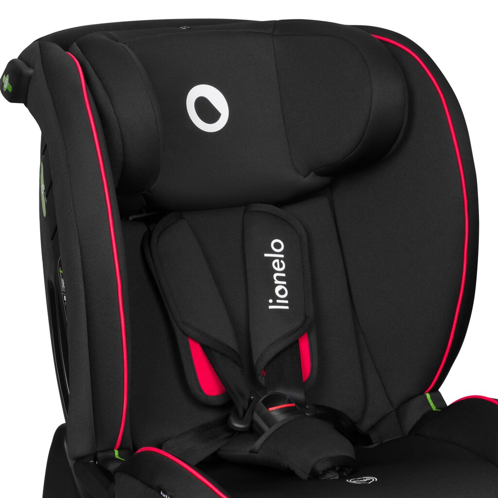 Autokrēsliņš Lionelo Aart I-size, 0 -36 kg, Black Carbon Red cena un informācija | Autokrēsliņi | 220.lv