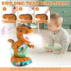 Muzikāla rotaļlieta Spray Dinosaur cena un informācija | Rotaļlietas zēniem | 220.lv