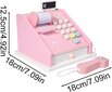 Rotaļu kases aparāts Tongjila, rozā, 18x18x12,5 cm cena un informācija | Rotaļlietas meitenēm | 220.lv