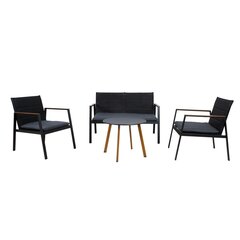 Garden furniture set ABER table, sofa and 2 armchairs цена и информация | Комплекты уличной мебели | 220.lv