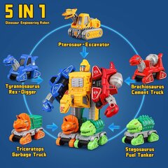 Robots transformeris 5 in 1 cena un informācija | Rotaļlietas zēniem | 220.lv