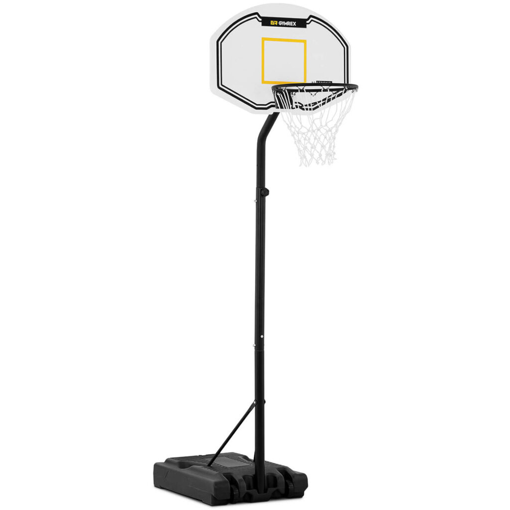 Mobilā basketbola grozs ar statīvu Gymrex, 190-260cm cena un informācija | Basketbola grozi | 220.lv