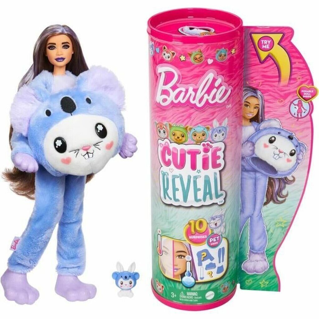 Barbie Cutie Reveal Bunny Koala lelle цена и информация | Rotaļlietas meitenēm | 220.lv