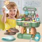 Rotaļu komplekts bērniem Virtuve 2 in 1, zaļš, 45 d. cena un informācija | Rotaļlietas meitenēm | 220.lv