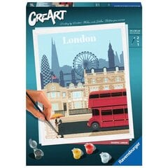 Ravensburger CreArt - Красочный Лондон, живопись цена и информация | Живопись по номерам | 220.lv