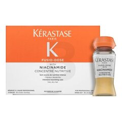 Izlīdzinošās matu ampulas Kérastase Fusio-Dose Concentré Nutritive, 10 x 12 ml cena un informācija | Kosmētika matu stiprināšanai | 220.lv