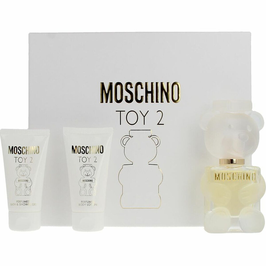 Komplekts Moschino Toy 2 sievietēm: ķermeņa losjons, 50 ml + dušas želeja, 50 ml + EDP, 50 ml cena un informācija | Sieviešu smaržas | 220.lv