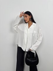 Balts T-krekls цена и информация | Женские блузки, рубашки | 220.lv