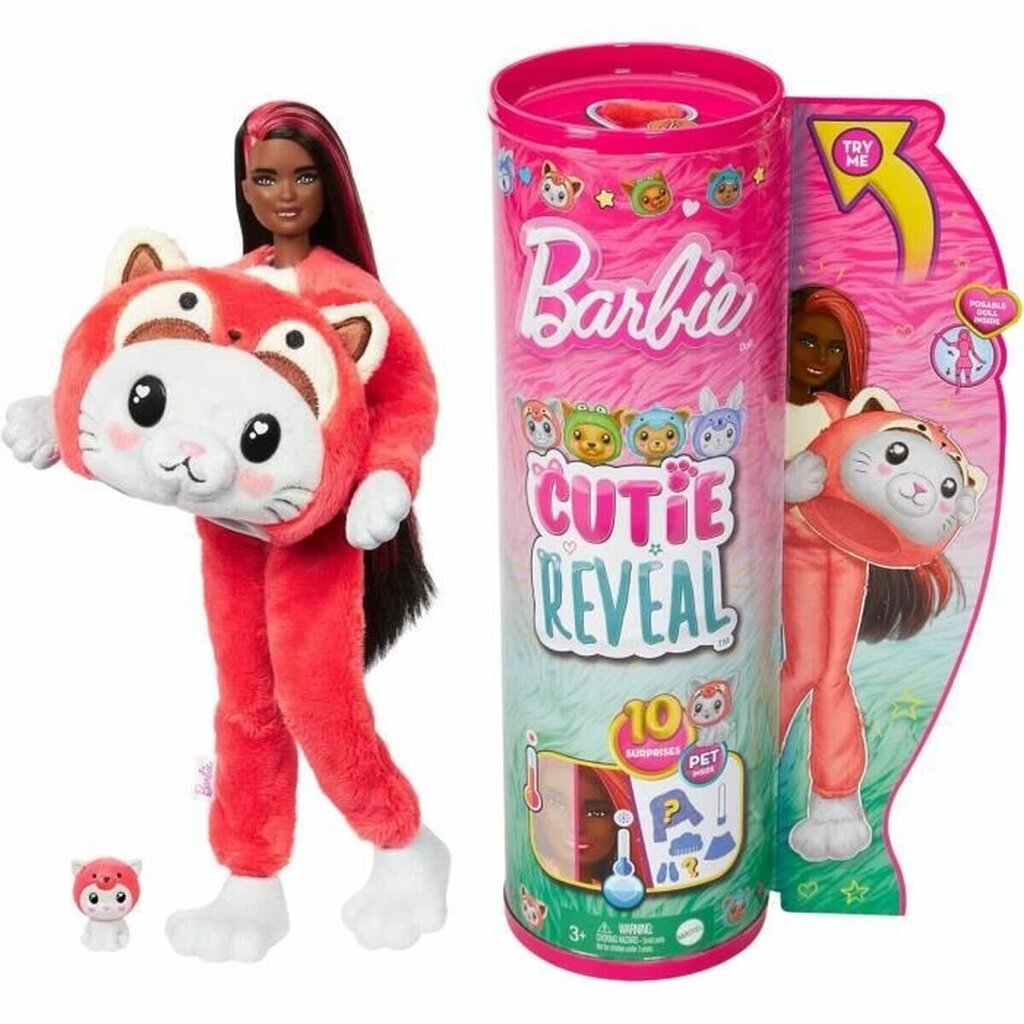 Barbie Cutie Reveal Chat Panda lelle цена и информация | Rotaļlietas meitenēm | 220.lv