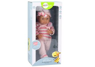 Кукла-младенец в розовой одежде и аксессуарах цена и информация | Игрушки для девочек | 220.lv