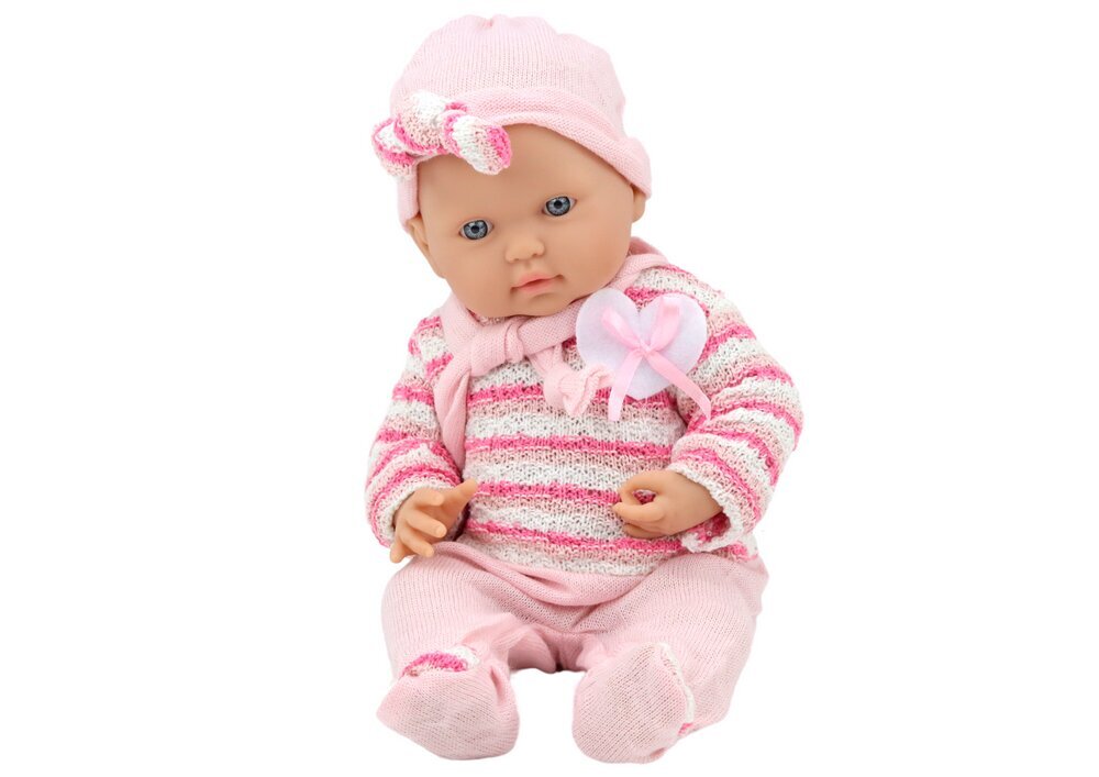 Bērnu lelle ar aksesuāriem Lean Toys, rozā, 39 cm x 18 cm x 10,5 cm цена и информация | Rotaļlietas meitenēm | 220.lv