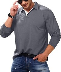 Vīriešu krekls Cooleep, pelēks цена и информация | Мужские футболки | 220.lv