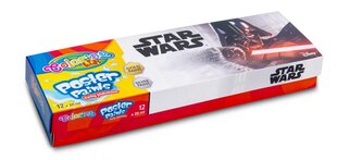 Guaša krāsas Colorino Disney Star Wars, 12 x 20 ml cena un informācija | Modelēšanas un zīmēšanas piederumi | 220.lv