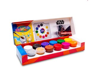 Guaša krāsas Colorino Disney Star Wars, 12 x 20 ml cena un informācija | Modelēšanas un zīmēšanas piederumi | 220.lv