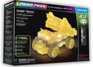 Konstruktors Laser Pegs Dump Truck LASE0027, 76 d. цена и информация | Конструкторы и кубики | 220.lv