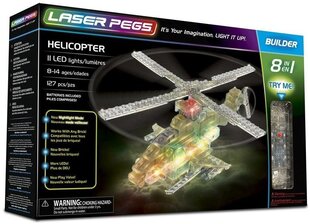 Конструктор Laser Pegs 8in1 Helikopter 263137, 127 д. цена и информация | Kонструкторы | 220.lv