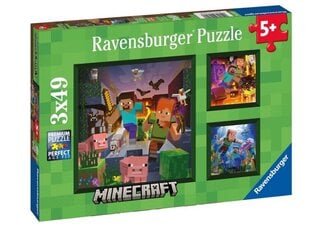 Puzle Ravensburger Minecraft, 147 g. cena un informācija | Puzles, 3D puzles | 220.lv