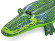 Piepūšamais atpūtas krēsls Bestway Crocodile, 152 x 71 cm, zaļš цена и информация | Piepūšamās rotaļlietas un pludmales preces | 220.lv