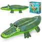 Piepūšamais atpūtas krēsls Bestway Crocodile, 152 x 71 cm, zaļš цена и информация | Piepūšamās rotaļlietas un pludmales preces | 220.lv