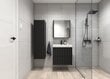 Vannas istabas skapis ar izlietni Tripoli, 80x63x45 cm цена и информация | Vannas istabas skapīši | 220.lv