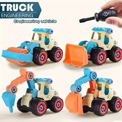 Детский разборный инженерный транспорт цена и информация | Конструктор автомобилей игрушки для мальчиков | 220.lv