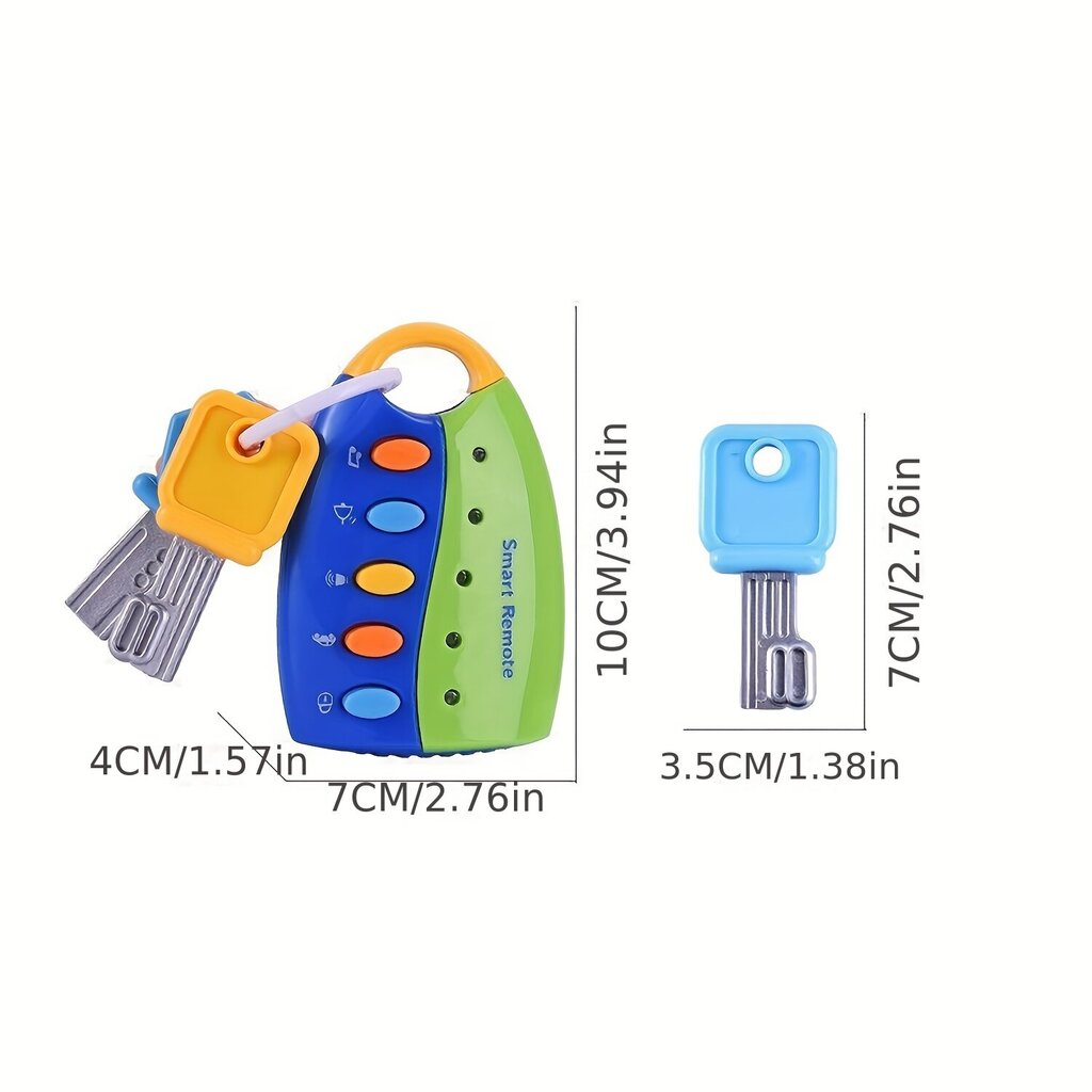 Automašīnas atslēgu un slēdzeņu modelis cena un informācija | Rotaļlietas zīdaiņiem | 220.lv