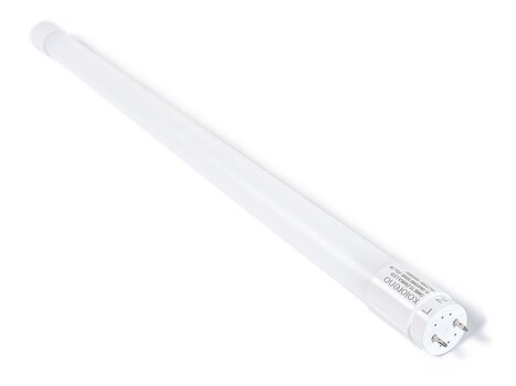 Светодиодная люминесцентная лампа T8 - 9 Вт - 60 см - одностороннее питание - холодный белый (6000K) цена и информация | Лампочки | 220.lv
