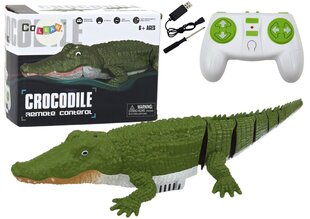Крокодил с дистанционным управлением плавает в воде цена и информация | Игрушки для мальчиков | 220.lv