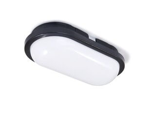 Овальный канальный светильник LED Torton 15W Black - Neutral White (4000K) IP65 цена и информация | Потолочные светильники | 220.lv