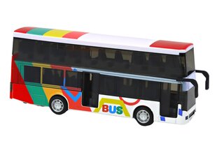 Rotaļlietu metāla divstāvu autobuss ar skaņas efektiem cena un informācija | Attīstošās rotaļlietas | 220.lv