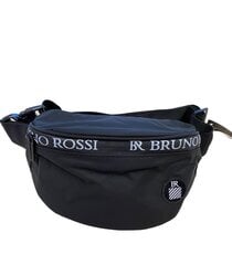 Bruno Rossi женская поясная сумка 70793 01, черный/белый 70793*01-ONE цена и информация | Женские сумки | 220.lv