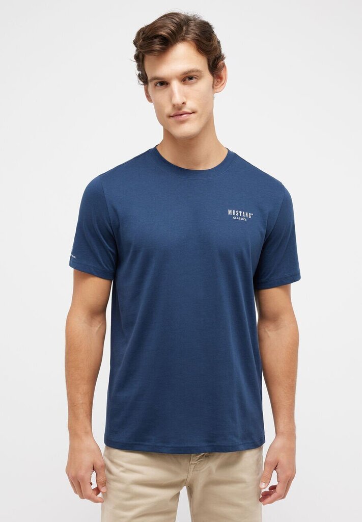 T-krekls vīriešiem Mustang 4058823715508, zils цена и информация | Vīriešu T-krekli | 220.lv