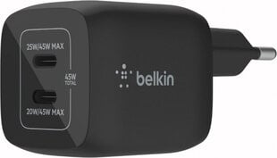 Belkin WCH011VFBK 60 W цена и информация | Зарядные устройства для телефонов | 220.lv