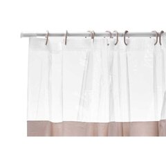 Занавеска для душа 180 x 180 cm Прозрачный Белый Пластик PEVA (12 штук) цена и информация | Аксессуары для ванной комнаты | 220.lv