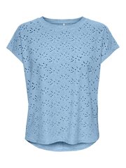ONLY женская футболка 15231005*03, голубой/cl 5715425369001 цена и информация | Женские футболки | 220.lv