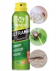 Vaco aerosols pret odiem, ērcēm un dzēlieniem Ultramax, 170 ml цена и информация | Средства от комаров и клещей | 220.lv