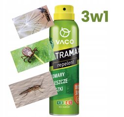 Vaco aerosols pret odiem, ērcēm un dzēlieniem Ultramax, 170 ml цена и информация | Средства от комаров и клещей | 220.lv