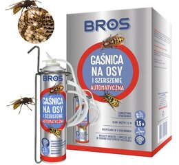 Bros Automātiskais dzēšamais aparāts lapsenēm un sirseņiem, 400 ml cena un informācija | Aizsardzībai pret kukaiņiem | 220.lv