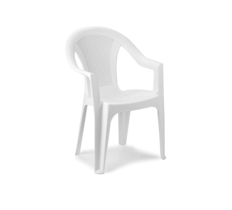 Krēsls Ischia, balts cena un informācija | Dārza krēsli | 220.lv