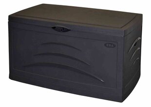 Dārza kaste Serena XXL 120x76 cm, melna cena un informācija | Komposta kastes un āra konteineri | 220.lv