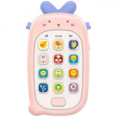 Интерактивный мобильный телефон со звуками, розовый, WOOPIE BABY цена и информация | Развивающие игрушки | 220.lv