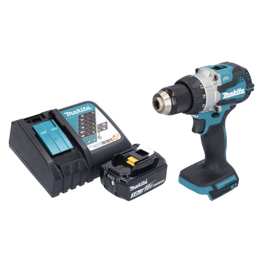 Makita DDF 489 RF1 akumulatora urbjmašīna/grieznis 18 V 73 Nm + 1x akumulators 3,0 Ah + lādētājs цена и информация | Skrūvgrieži, urbjmašīnas | 220.lv