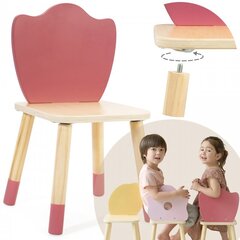 Koka bērnu krēsls Grace Flower Classic World, violets cena un informācija | Bērnu rotaļu laukumi, mājiņas | 220.lv
