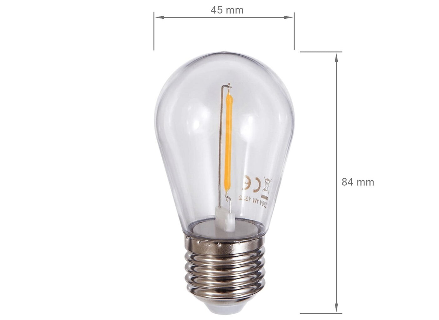LED spuldze, E27, 2700K, 5 gab. цена и информация | Spuldzes | 220.lv
