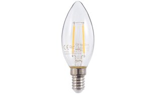 Светодиодная лампа E14 6W Filament - теплый белый (2700K) цена и информация | Лампочки | 220.lv