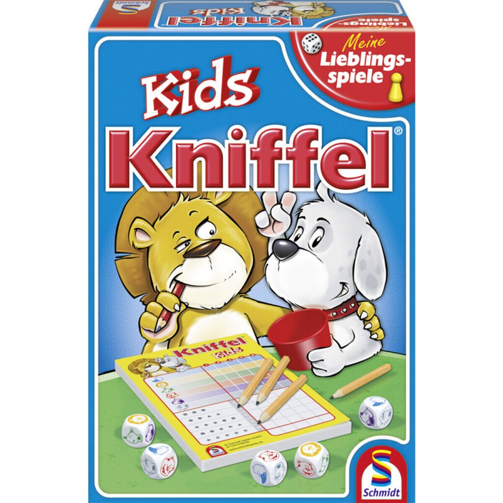 Galda spēle Schmidt Spiele Kniffel Kids ES,EN,FR,IT, DE цена и информация | Galda spēles | 220.lv