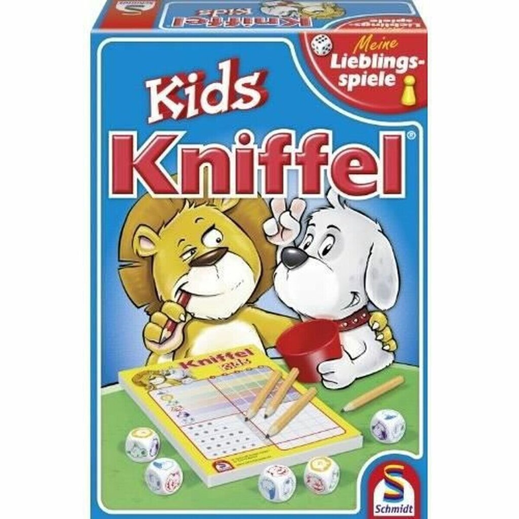 Galda spēle Schmidt Spiele Kniffel Kids ES,EN,FR,IT, DE cena un informācija | Galda spēles | 220.lv