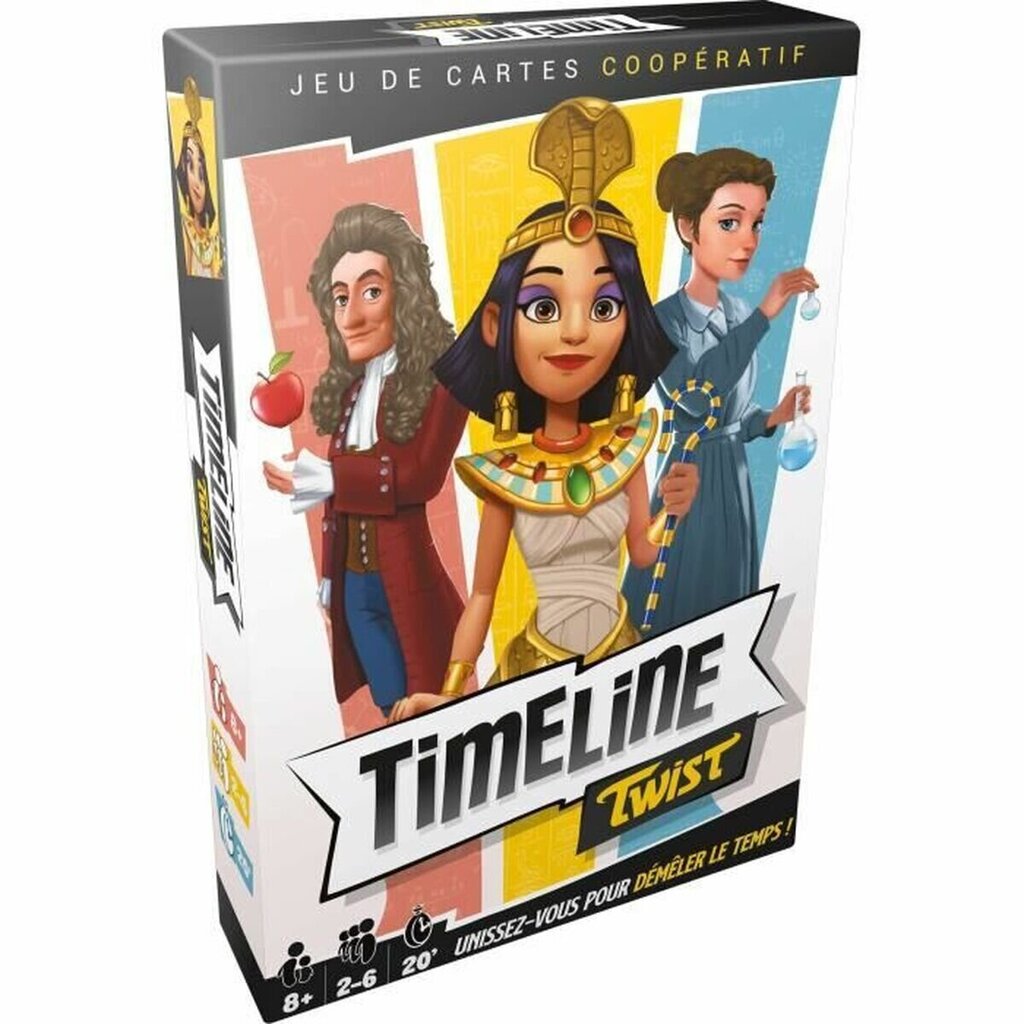 Asmodee Timeline Twist kāršu spēle, FR cena un informācija | Galda spēles | 220.lv