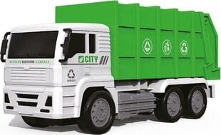 Ar tālvadības pulti vadāma atkritumu rotaļu automašīna Artyk, zaļa/balta cena un informācija | Rotaļlietas zēniem | 220.lv