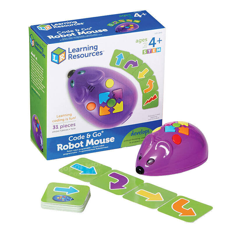Bērnu programmēšanas robots Learning Resources Code&Go LER 2841 цена и информация | Attīstošās rotaļlietas | 220.lv